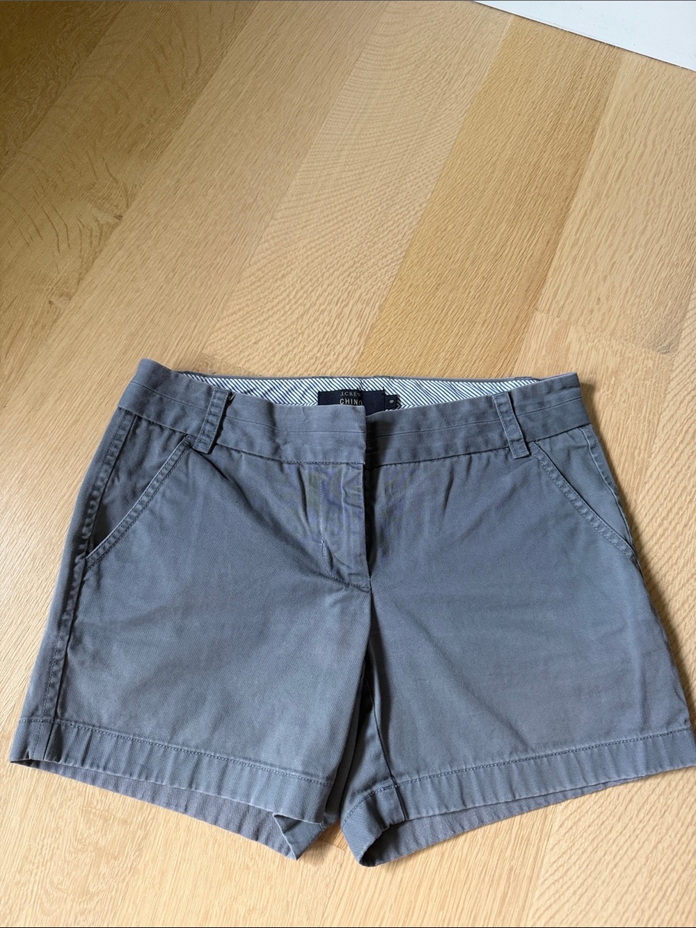 J. Crew Gray Women's Chino Shorts